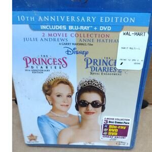 The Princess Diaries: 10th Anniversary Edition 2-Movie Collection Blu-ray + DVD